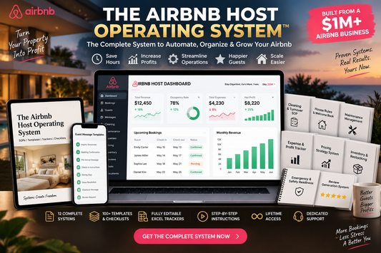 From Airbnb Host to $1M+ Profit — The Complete Operating System I Used to Scale