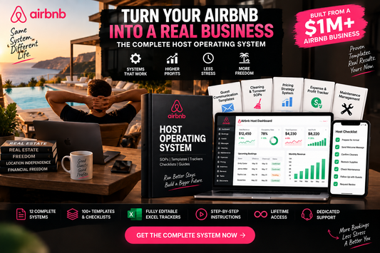 From Airbnb Host to $1M+ Profit — The Complete Operating System I Used to Scale