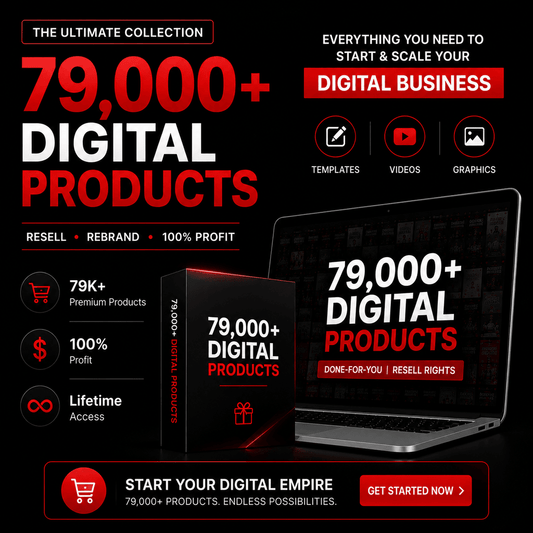Own 79,000 Ready-To-Sell Digital Products & Much More  (Ready to sell in USA) Start Making $$Now